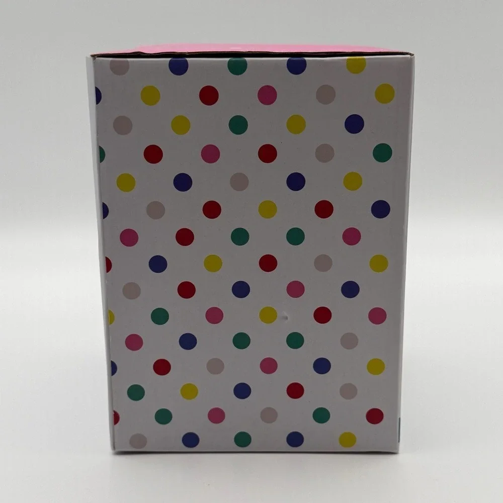 Isaac Mizrahi Loves Xo Sienna Vase Ceramic Pottery Cream Hand Dipped Pink‎ Glaze